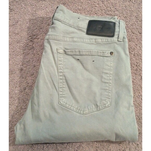 7 For All Mankind Adrien Slim Tapered Gray Denim Jeans Men's 34x32 - Picture 1 of 7